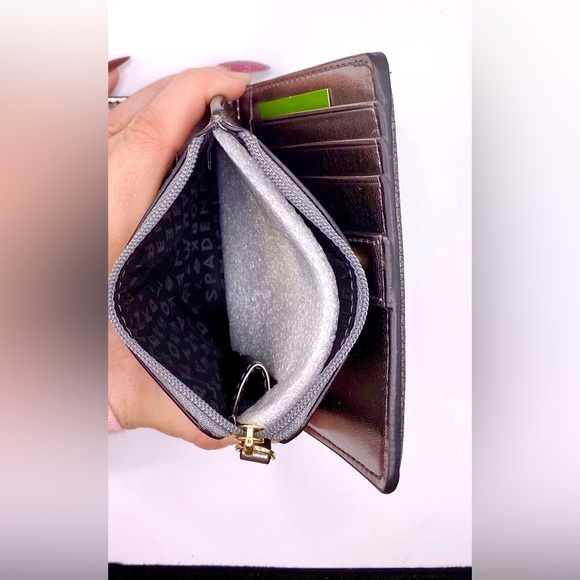 KATE SPADE *NWT*  Patterson Drive Small Shawn Wallet - Pewter - Picture 8 of 10